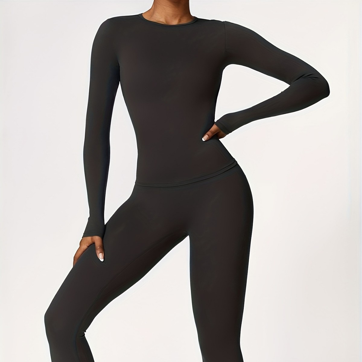 Winter Clothing For Woman - Dar kesim yoga kıyafeti ince uzun