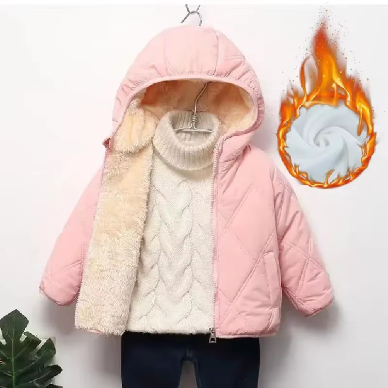 Winter Clothing Activity - Erkek Kız Kalın Aşağı Palto Kış