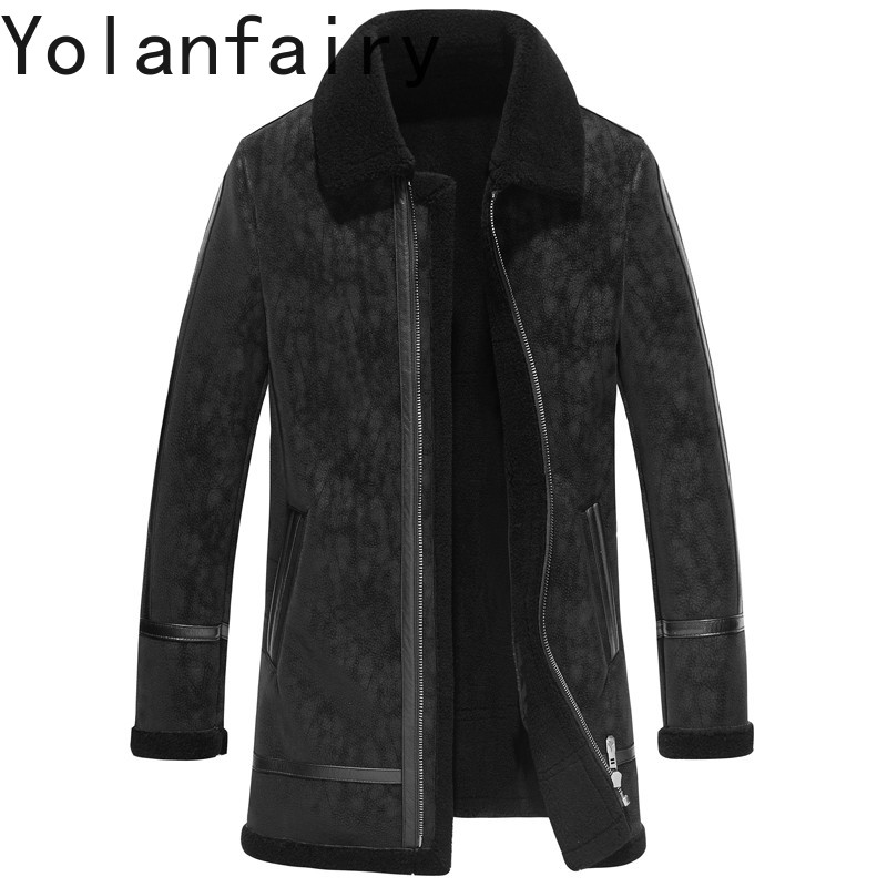 Warm Winter Clothing - YOLANFAIRY Koyun Kırkma Ceket Erkekler Kış