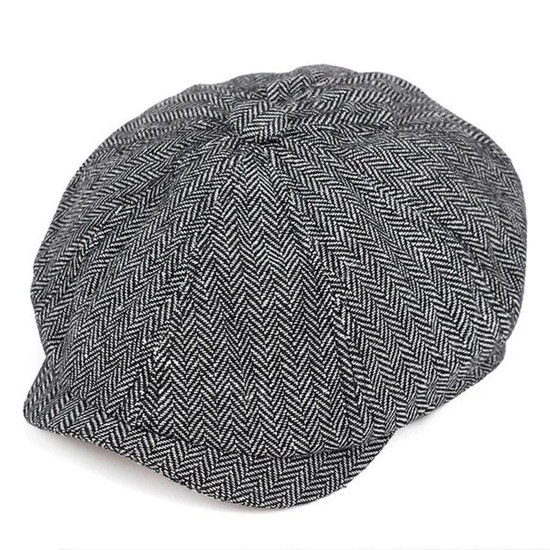 Winter Clothing Accessories - Yeni Erkekler Düz Tepeli Ivy Gatsby