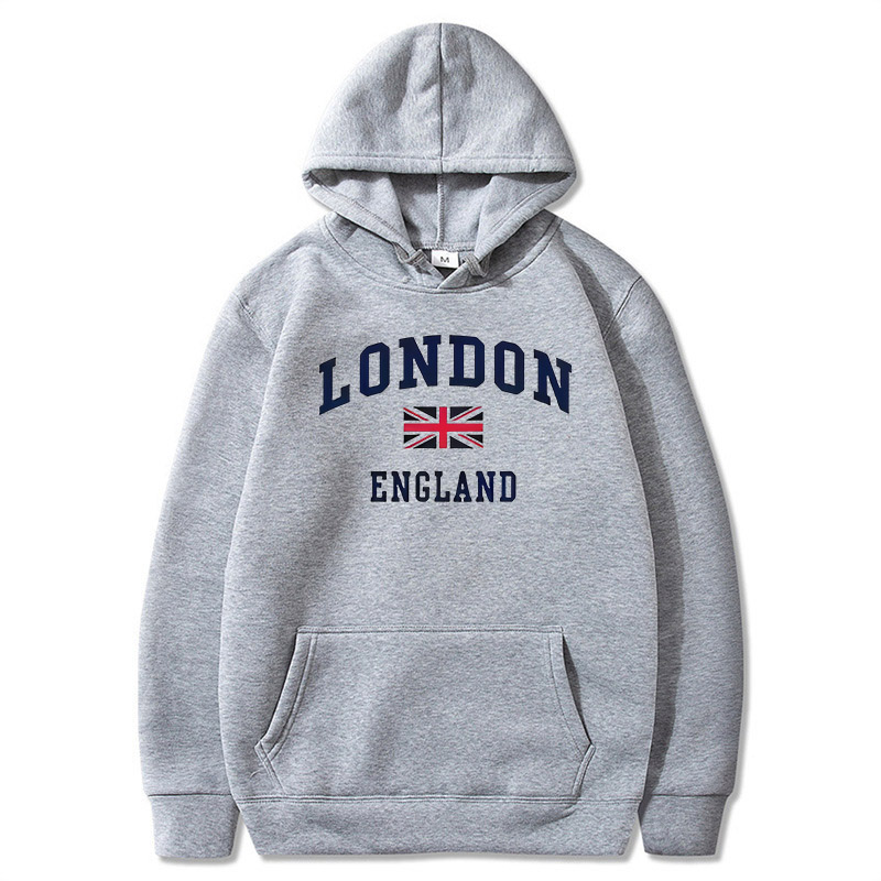 Winter Clothing London - Londra İngiltere Erkek Kapüşonlu Sweatshirtleri Kış