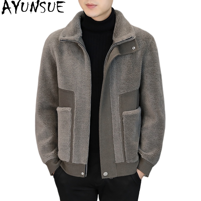 Warm Winter Clothing - AYUNSUE Kış % 100% Yün Palto
