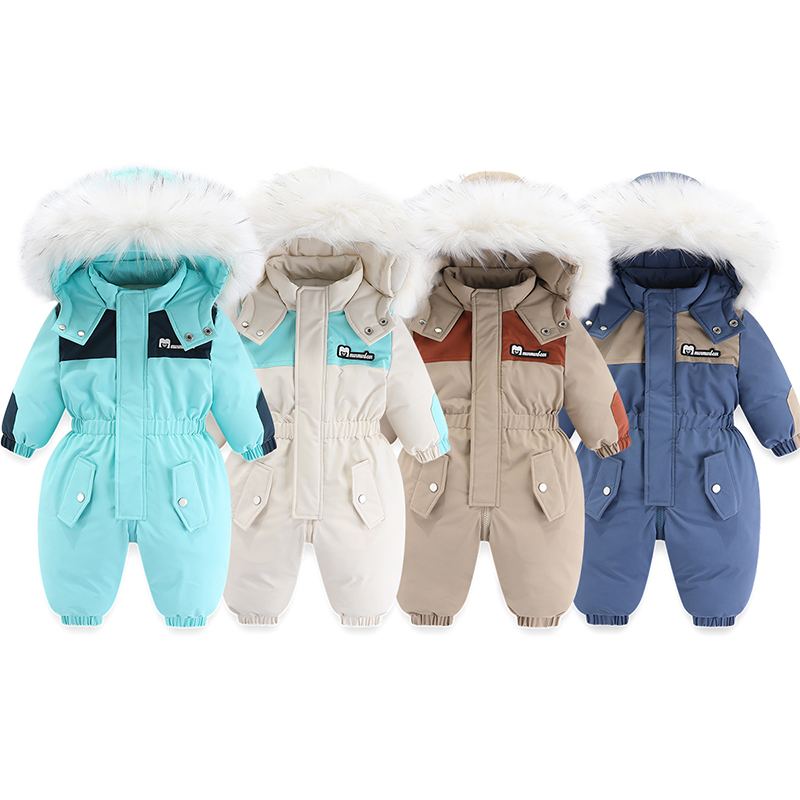 Winter Clothing Activity - -30 derece kış bebek kayak takım