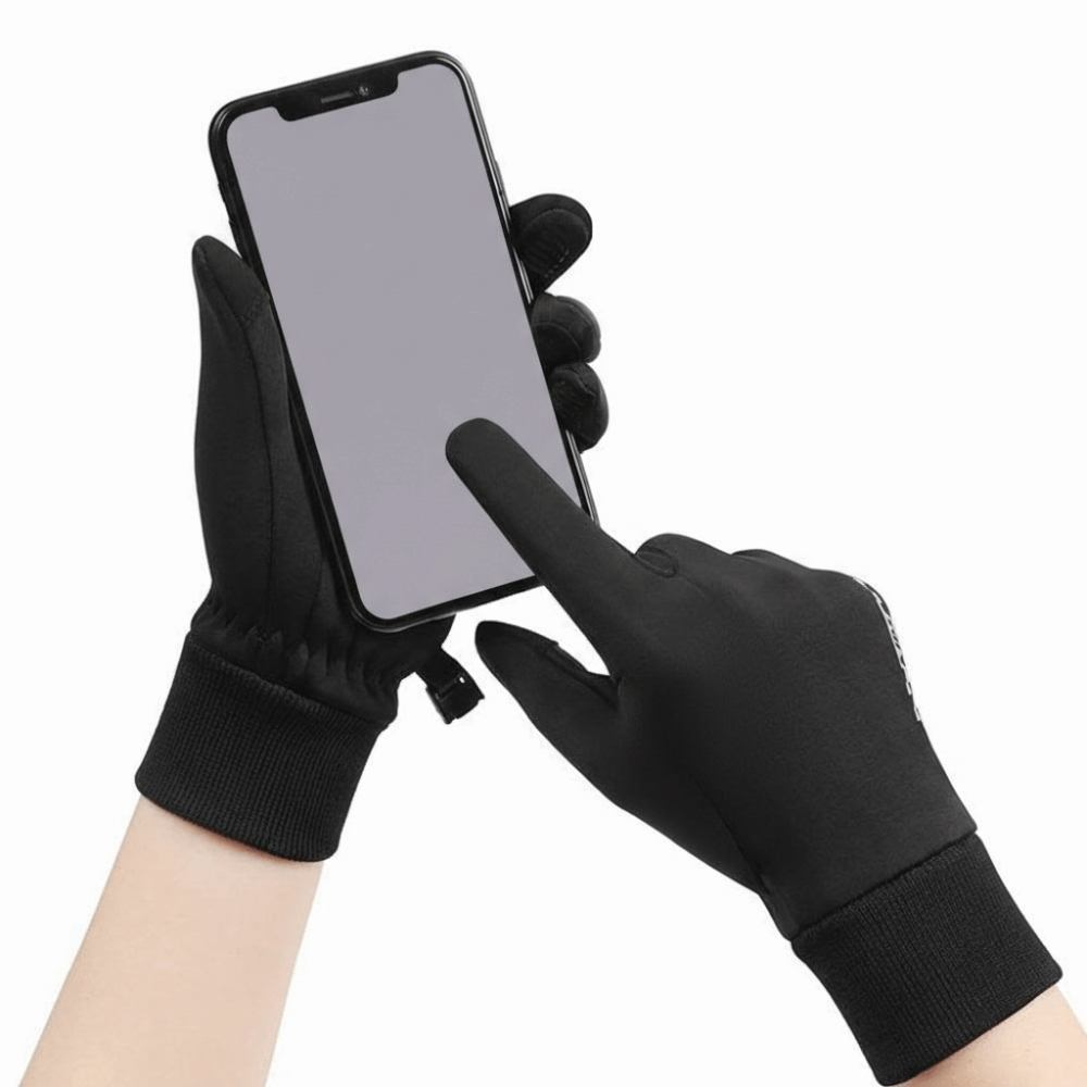Knit Glove Touch Screen - Kaymaz Kış Çocuk Bisiklet Sürme Eldivenleri