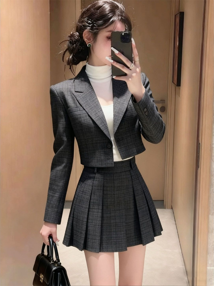 Winter Clothing Accessories - Yüksek Kaliteli Fransız İki Parçalı Etek