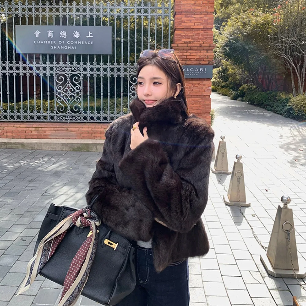 Doğal Tavşan Kürk Ceket Kadın  - Winter Clothing Store incelemesi ve fiyatı