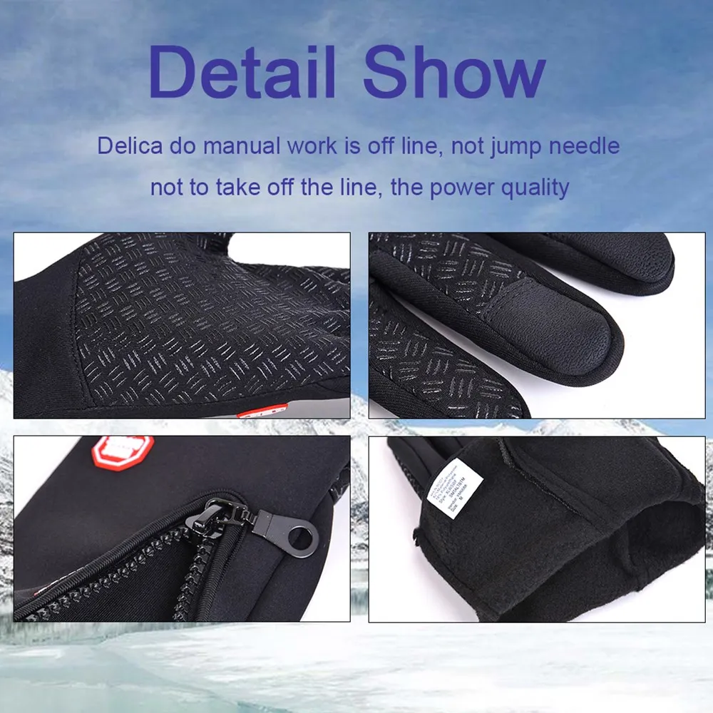 Erkekler kadınlar kış bisiklet - Knit Glove Touch Screen incelemesi ve fiyatı