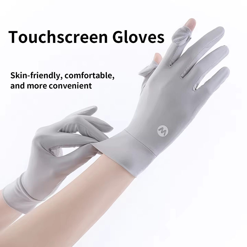 Güneş koruyucu buz ipek nefes  - Knit Glove Touch Screen incelemesi ve fiyatı
