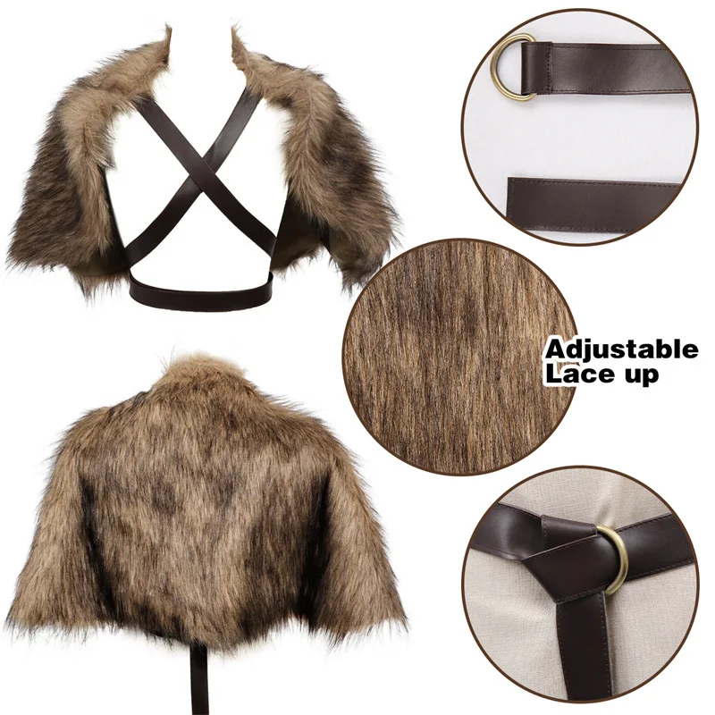 Viking Pelerin Suni Kürk Yaka  - Winter Clothing Accessories incelemesi ve fiyatı