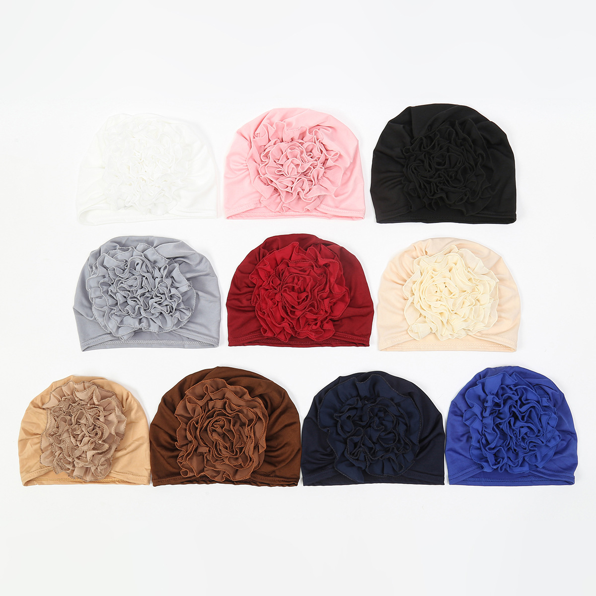 Katı renk çiçek dekore kadınla - Winter Clothing Accessories incelemesi ve fiyatı