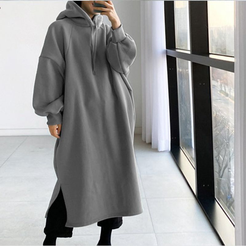 Sonbahar ve kış 150KG bayanlar - Fleece Hoodie Lined incelemesi ve fiyatı