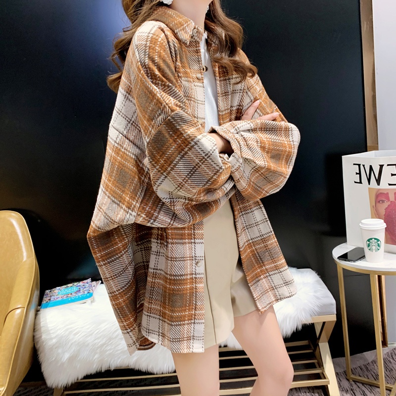 Kalınlaşmış Tıraşlı Ekose Göml - Winter Clothing Store incelemesi ve fiyatı