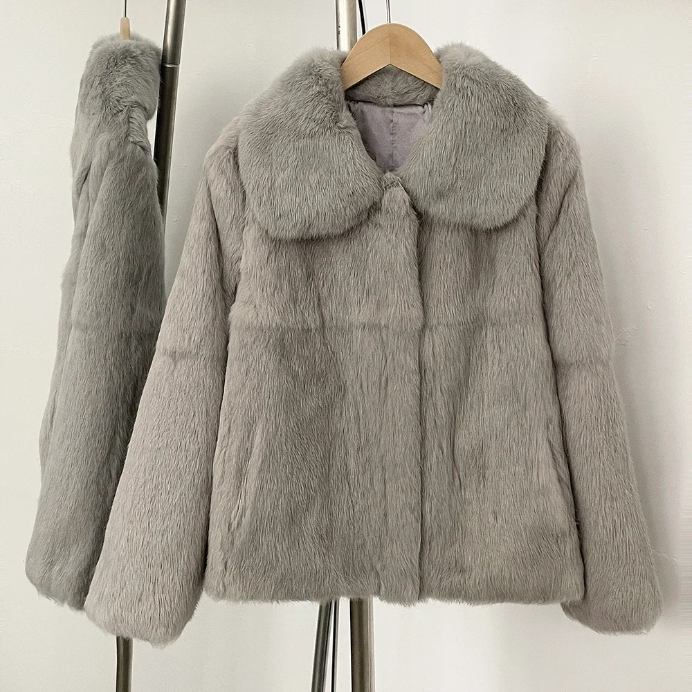 2025 Yeni Kısa Doğal Tavşan Kü - Winter Clothing Store incelemesi ve fiyatı