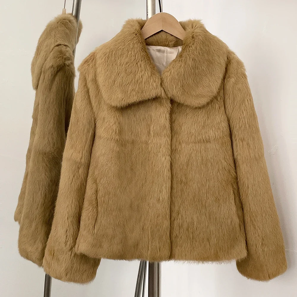 2025 Yeni Kısa Doğal Tavşan Kü - Winter Clothing Store incelemesi ve fiyatı