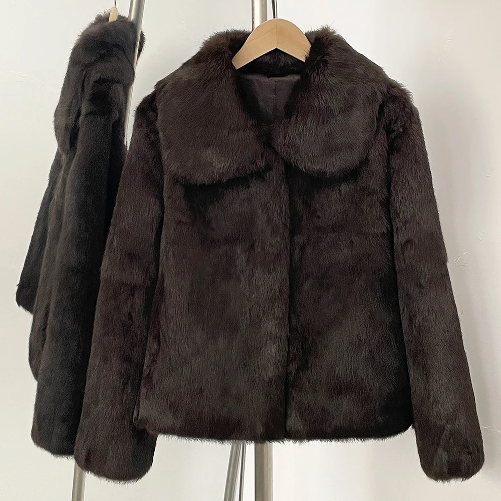 2025 Yeni Kısa Doğal Tavşan Kü - Winter Clothing Store incelemesi ve fiyatı