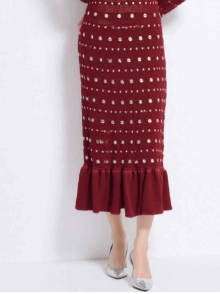 Yeni Kırmızı Uzun Kollu Örme K - Winter Clothing Pictures incelemesi ve fiyatı