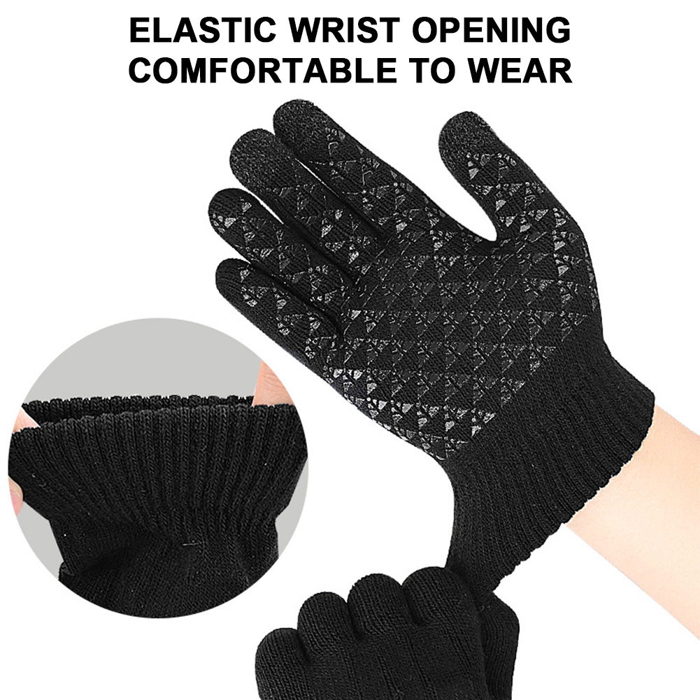 5-1 çift USB ısıtmalı örme eld - Knit Glove Touch Screen incelemesi ve fiyatı