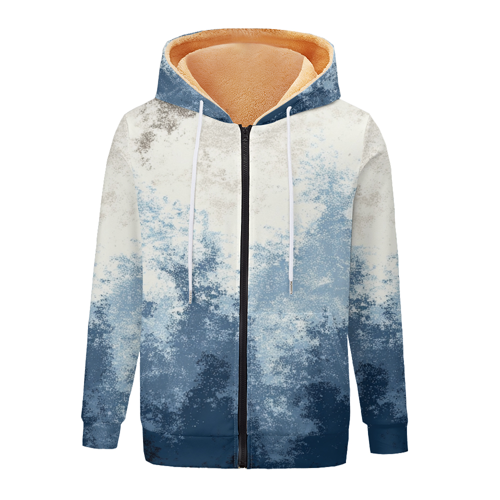 Mürekkep Sıçrama Suluboya Degr - Fleece Hoodie Lined incelemesi ve fiyatı