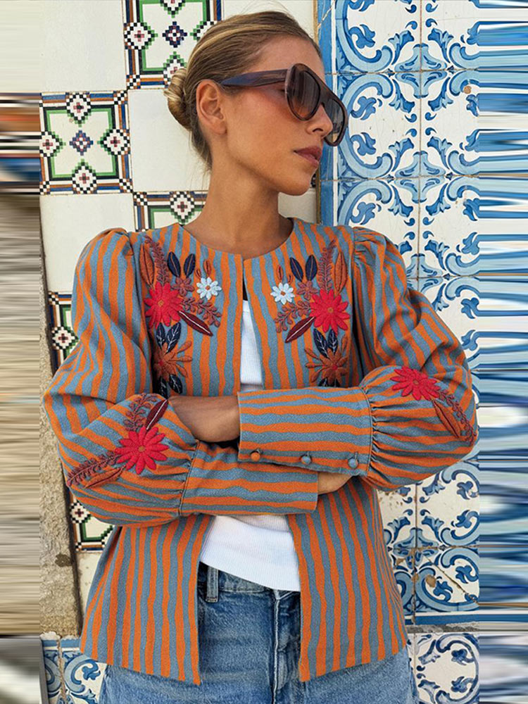 2026 Erken Sonbahar Çizgili Çi - Winter Clothing For Woman incelemesi ve fiyatı